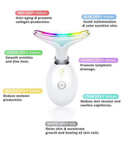 Myskinlift LED Facial & Neck Massager for Skin Tightening